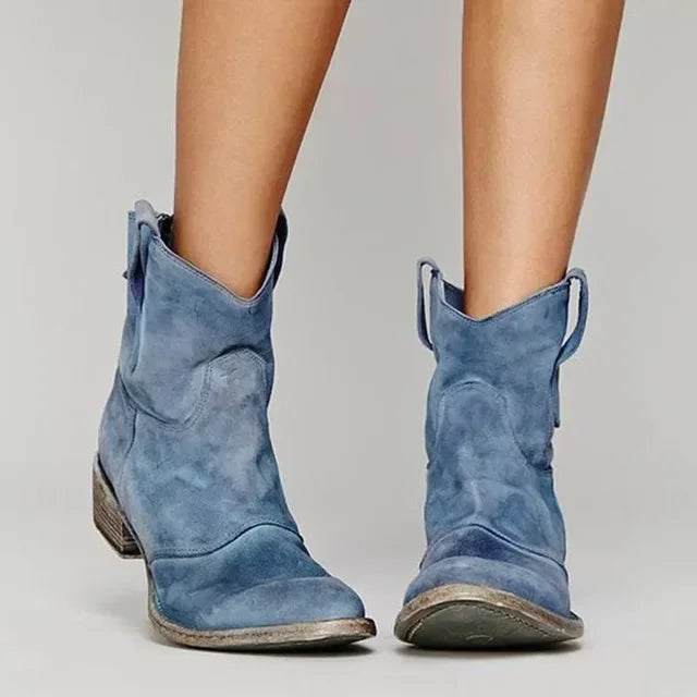 Harley | Vintage Cowboy Ankle Boots