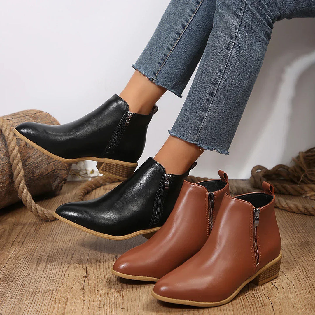 Meyla | MotionEase Zip-Up Bootie