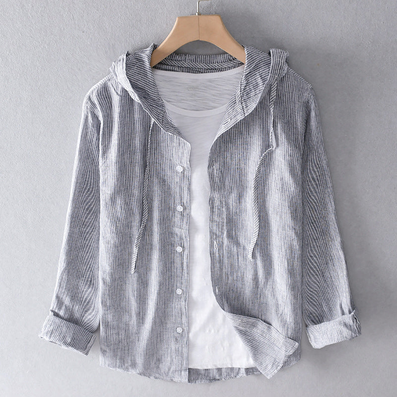 Elowen | Cotton Hooded Blouse