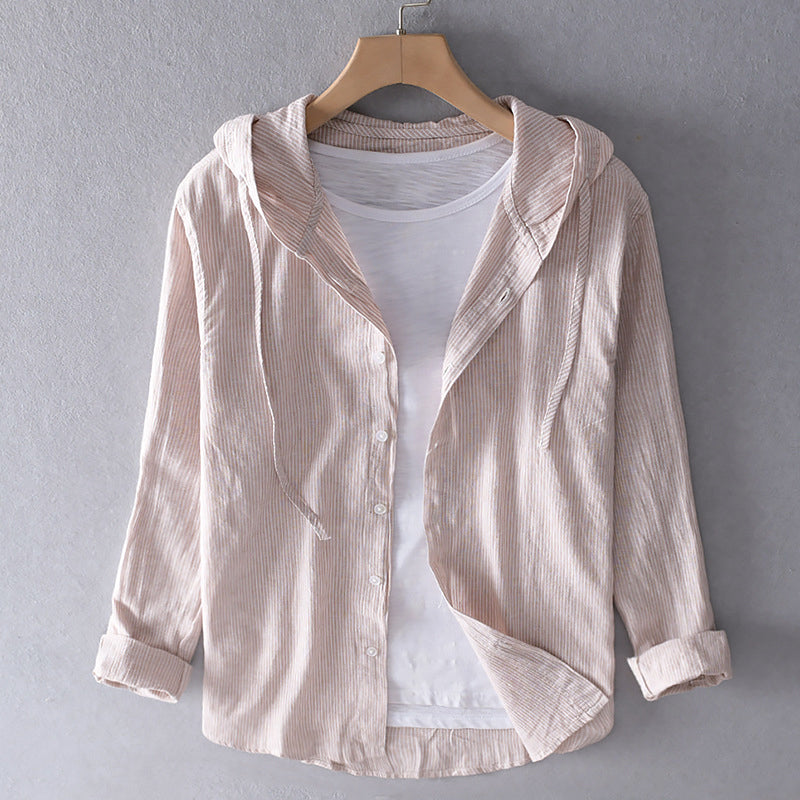 Elowen | Cotton Hooded Blouse