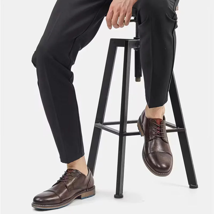 Arezzo | Refined Leather Derby Shoes