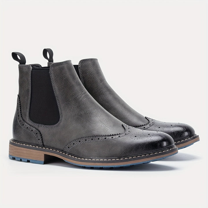 Serento | Classic Leather Chelsea Boots