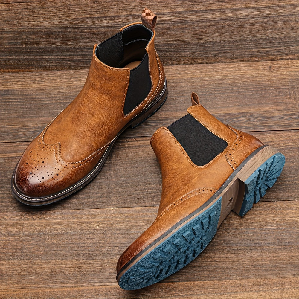 Serento | Classic Leather Chelsea Boots