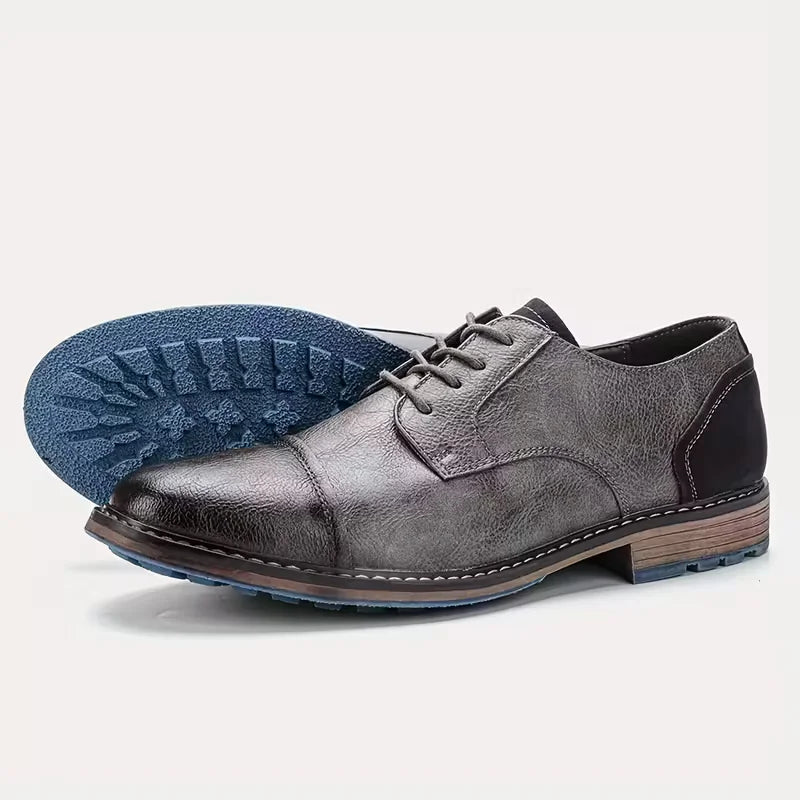 Arezzo | Refined Leather Derby Shoes