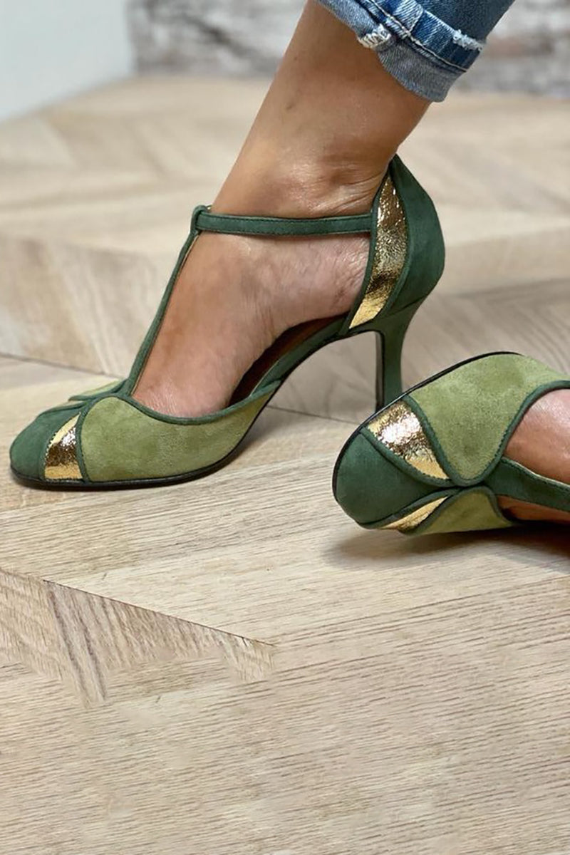 Elvira™ Elegant Heel with T-Strap