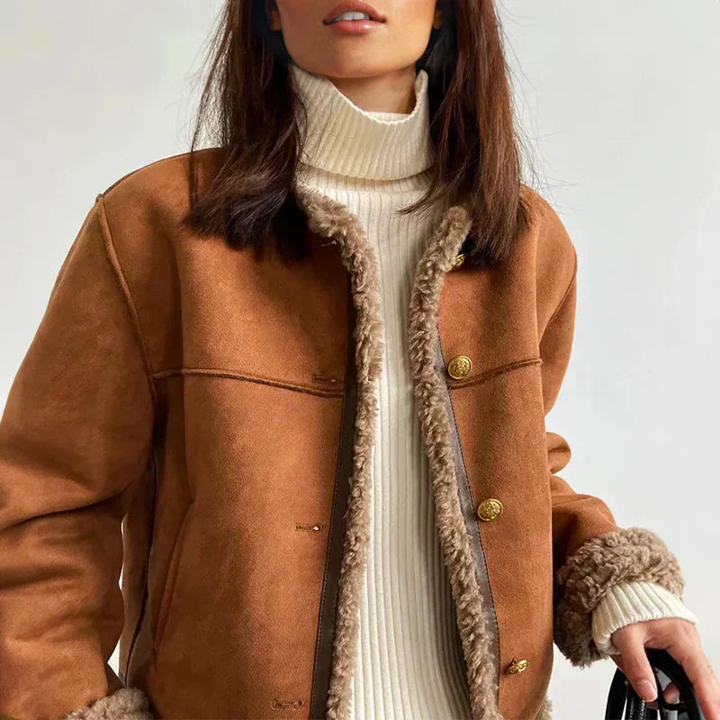 Élodric | Heritage-Luxe Winter Leather Jacket