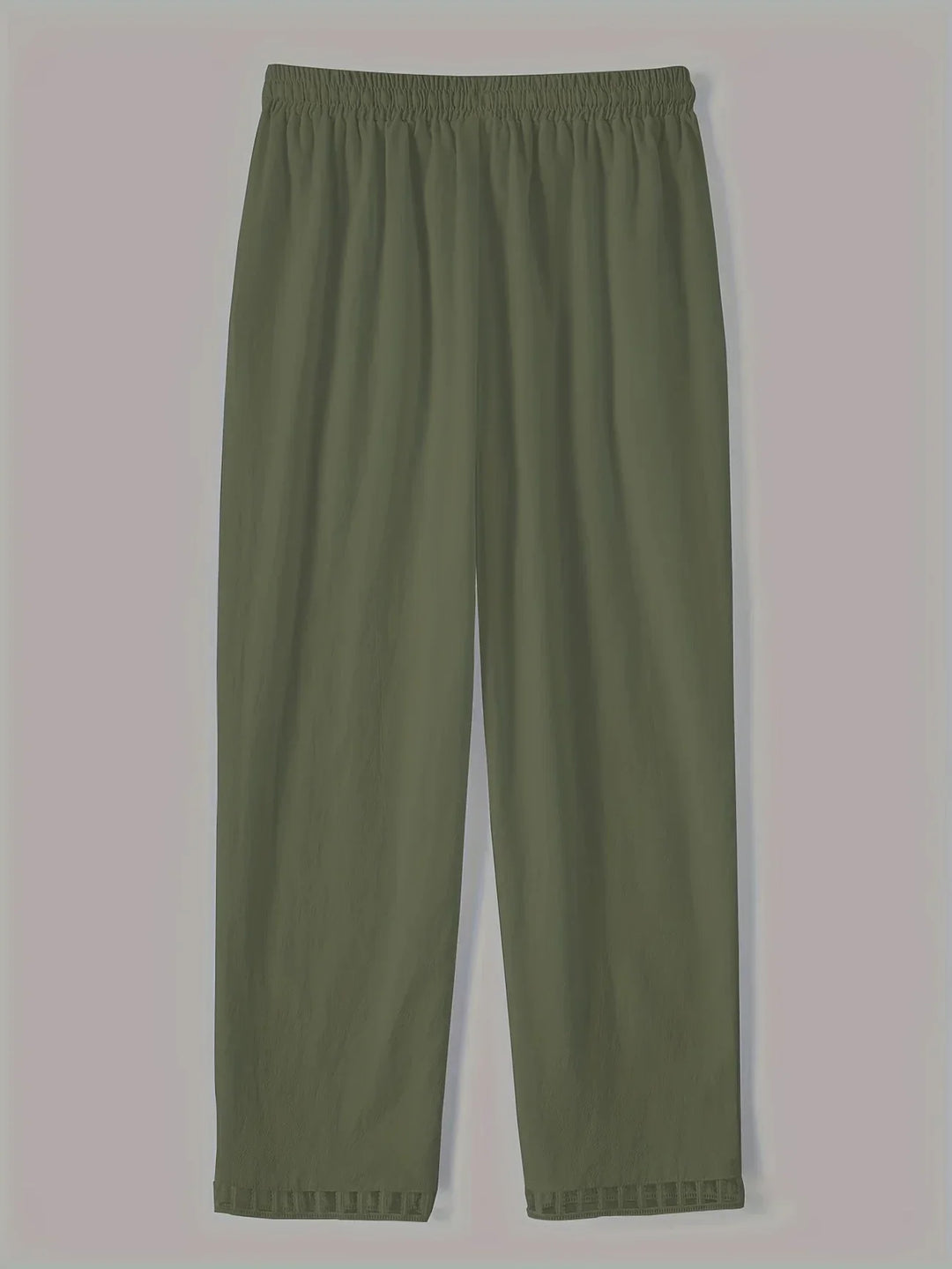 Tracey Contrast Trim Cropped Pants