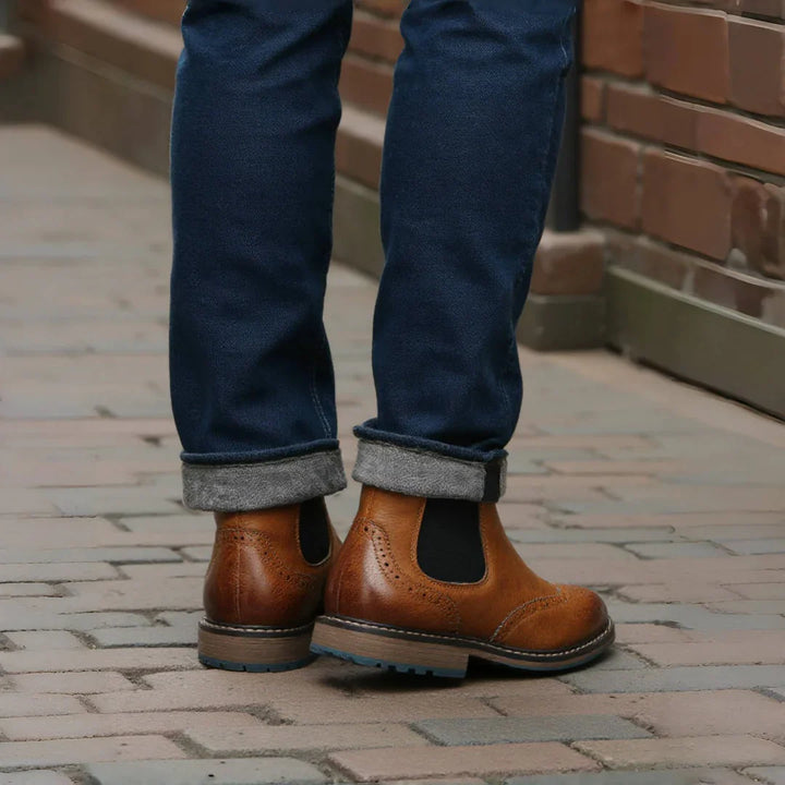 Serento | Classic Leather Chelsea Boots