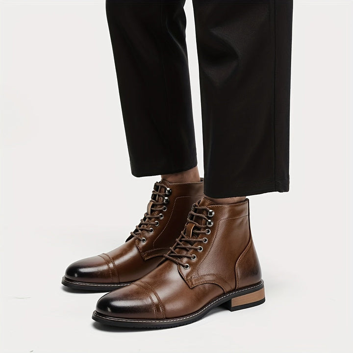 Rivoli | Classic Leather Derby Boots