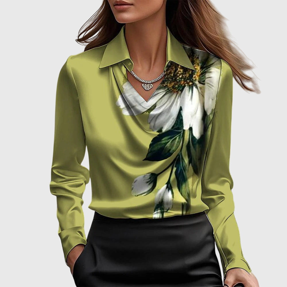 Avenelle | Silk Drape Blouse