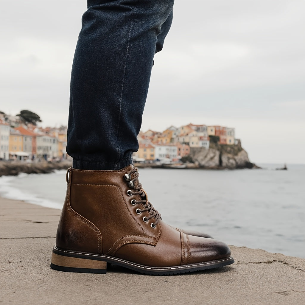 Rivoli | Classic Leather Derby Boots