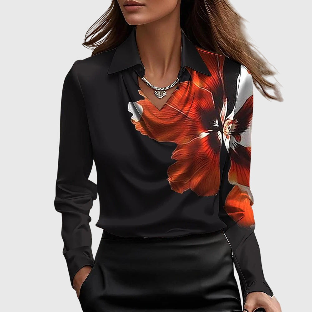 Avenelle | Silk Drape Blouse