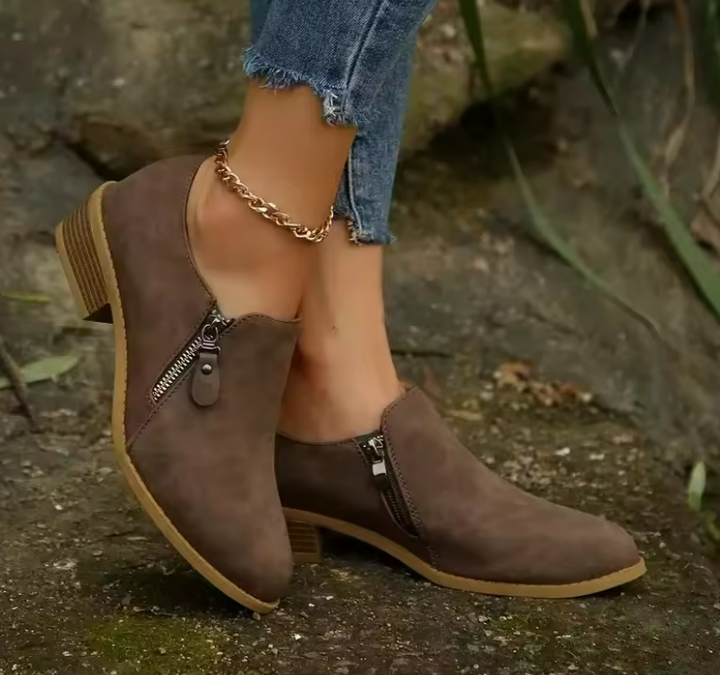 Lyra | SuedeEase Orthopedic Zip Boots